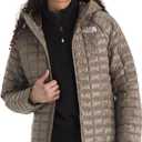 The North Face womens Thermoball Hooded Jacket (XXL, Mocha Brown)