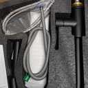 Havin Black Kitchen Faucet with Pull Down Magnetic Sprayer, High Arc Stainless Steel Material, with cUPC Ceramic Cartridge,with 10" Deck Plate,Fit for 1 or 3 Holes Kitchen Sink or Laundry Sink,Black