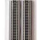 BACHMANN - 9" Straight Track (4 Pack) NICKEL-SILVER HO Scale Track (44511)