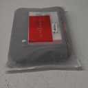 LeanTravel Compression Packing Cubes for Travel Organizers with Double Zipper (6-Pack (2L+2M+2S), Black)