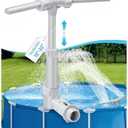 Swimming-Pool Waterfall-Fountain Water Fun Sprinkler - Dual Sprayer Multiple Spray Method, Pool Decoration Cascade Fountain for Above & In-ground Pools, Practical Pool Aerator Water Cooler Circulation