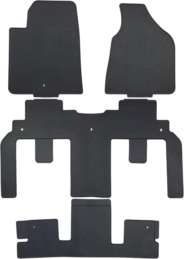 Custom-fit 2009-2017 Chevy Traverse Floor mats /2008-2017 Buick Enclave /2007-2010 Saturn Outlook/2007-2016 GMC Acadia/2017 GMC Acadia Lmtd (Old Body Style) (2nd Row Bench Seat) Floor Liners