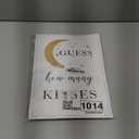 How Many Kisses Are in the Jar Game-1 Standing Sign and 50 Guessing Cards, Golden Moon Bridal Shower Games, Baby Shower Sign, for Boys Girls Baby Shower Favors and Weddings Party Decoration-18