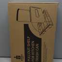 Pull Out Trash Can Under Cabinet Shelf - Under Sink Trash Can Pull Out Slider for 3040 Quart Cans Up to 125 lb - Cabinet Trash Can Pull Out Kit w/Garbage Bag Holder - (Can Not Included)