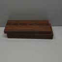 BAYKA Floating Shelves for Wall, Wall Mounted Rustic Wood Shelves for Bathroom, Bedroom, Living Room, Kitchen,Small Hanging Shelf for Books/Storage/Room Decor (Walnut-Like, Set of 3, 15.7in)