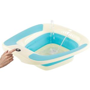 Electric Sitz Bath, Sitz Bath for Hemorrhoids, Sitz Bath for Toilet Seat, Sitz Bath for Postpartum Care, Sits Bath for Women Men Adults, Sitz Bath Soak Salts Basin, Hip Bath Bowl, Foldable, Blue