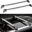 Roof Rack Cross Bars for Volvo XC90 XC-90 2015-2026 Anti-Theft Lockable Roof Rails Aluminum Roof Luggage Rack Carrier(Silver & Black)