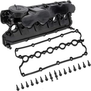 07K103469L Valve Cover Assembly w/PCV Valve Replacement for 2005-2014 VW Jetta Beetle Golf Passat Rabbit 2.5L