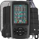 3-in-1 TENS Unit Muscle Stimulator with Color Display - Dual Channel EMS Machine, 28 Therapy Modes,40 Intensity Levels,8 Electrode Pads & EVA Case for Effective Pain Relief 