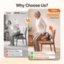 36°Electric Seat Lift Assist Lifting Cushion for Seniors, 16.3 x 17.1 x 7.5 inches