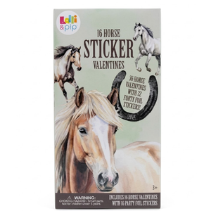 Lolli & Pip™ Horses Sticker Valentines Day Cards, 16 ct, 2 Pack