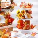 Maxdot 2 Pcs 3 Tier Cupcake Stand Holder, Round Cupcake Stand Serving Tray, Metal Tiered Tray Pastry Dessert Cake Tower Display Stand for Baby Shower Tea Party, Wedding and Birthday (White)