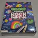 Dan&Darci Kids Rock Painting Kit - Glow in The Dark - Easter Gifts Arts & Crafts for Boys and Girls Ages 6-12 - Craft Activities Kits - Creative Art Toys