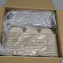 16 Oz disposable 3 compartments Sugarcane Fibers bowls with lid take away food containers Meal Prep Bowls 25 Pack