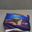 Always Discreet Boutique Incontinence and Postpartum Underwear for Women, Maximum Protection, Small/Medium, Black, 20 Count