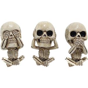 GLEAVI Skull Car Vent Air Freshener Stick 3-Pack Creative Aromatherapy Clip for Automotive Interior Accessories Unique Halloween Car Decoration for Men and Women