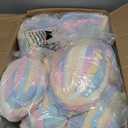 Chunky Chenille Yarn for Hand Knitting 8 Jumbo Pack Jumbo Chunky Yarn for Hand Soft Blanket Knitting, Bulky Thick Fluffy Yarn for Crocheting (Marshmallow Color)