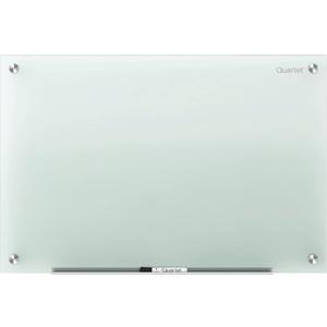 Quartet Glass Whiteboard, Non-Magnetic Dry Erase White Board, 4' x 3', Infinity, Frosted White (G4836F)