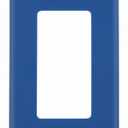 Pack Of 2 Leviton 1-Gang Decora/GFCI Device Wallplate, Standard Size, Thermoplastic Nylon, Device Mount, 80401-NB, Blue