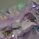 Little Girls Princess Mermaid Costume for Girls Dress Up with Accessory for Christmas Birthday Party Supplies (7-8 Years, Bling-rainbow)