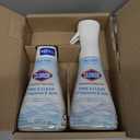 Clorox Free & Clear Disinfecting Mist, Household Essentials, 1 Spray Bottle and 1 Refill, 14 Fl Oz Each