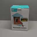 NETVUE by Birdfy Smart Bird Feeder with 2K HD AI Camera Solar Powered, Wireless Wildbird Watching, Live Stream&Color Night Vision, Auto-Capture & Notify, Free Cloud Storage(AI by Subscription) (Blue)