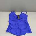 Ocean Blues Women's Retro Tankini Swimsuit Shirring Tummy Control Tankini Top Only S