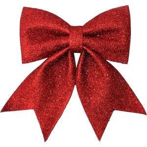 One Large Red Christmas Tree Topper Bow Big Christmas Tree Bows Red