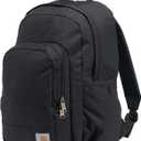 Carhartt 25L Classic Laptop Backpack, Durable Water-Resistant Pack W/ 15" Laptop Sleeve and Multiple Organizational Compartments, Black, One Size