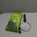 10X 20X 45X Large Magnifying Glass with Light, 5.2" Dimmable Handheld Magnifier with 49 LED and 3 Light Modes, Rechargeable Lighted Magnifying Glasses for Seniors Reading Books Close Work Coin