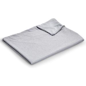 EXQ Home Weighted Blanket Cover 48x72-Twin Size Premium Soft for Weighted Blanket with Zipper,Machine Washable Duvet Cover (Grey,Duvet Cover Only)