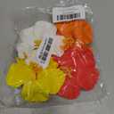 Vodolo Hawaiian Flower Hair Clips for Women,4Pcs 3.5 Inch Artificial Flower Clips,Plumeria Hibiscus Hairclip for Beach Party,Cute Summers Tropical Flowers Bow Hair Accessories for Girls Holiday Gifts
