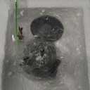 livelyfish Mini Fisherman Statue Asian Zen Decoration Sitting Fishing Figurines Sandstone Vintage Ornament for Aquarium Fish Tank Pot Garden Home Japanese Decor (C2)