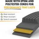 Top Drive, 6PK2580, Premium Engine EPDM Serpentine Drive Belt, Equivalent References - K061015, 5061015