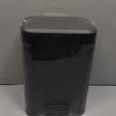 rejomiik Small Bathroom Trash Can with Lid 2.1 Gallon Soft Close Step Slim Garbage Can Waste Bin for Office, Bedroom, Kitchen, Black