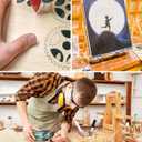 Basswood Sheets 12"x12"x1/8" 3mm 18 Packs Basswood Plywood Board Unfinished Wood Craft Wood for Wood Burning DIY Ornaments Models Drawing Painting Engraving Architectural Models Making