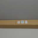 LazBlinds No Drill Bamboo Roman Shades, 35" W x 64" H, Star-Brown Light Filtering Blinds, Real Natural Bamboo Material, Easy to Install