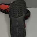 ChayChax Men's and Women's Arch Support Clogs Garden Shoes Slip-on Outdoor Beach Slippers with Removable Cushion Footbed (14-15 Women/12-13 Men, Black/Red)