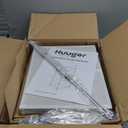 Huuger 43.3 Inch Tall Dresser for Bedroom, 6 Drawer Dresser & Chests of Drawers, Fabric Dresser for Closet, Bedroom, Night Stand, End Table with Metal Frame, Storage Tower with Fabric Bins, White