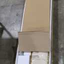 Rolanstar Queen Size Bed Frame with LED Light and Charging Station, Upholstered Headboard and Footboard, Metal Slat, Noise Free, Easy Assembly, Golden