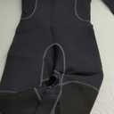 Hevto Men Wetsuits 3/2mm Neoprene Wet Suit Back Front Zip in Cold Water for Surfing Swimming Diving
 (M2-3/2mm-Front Zip-Black, Small)