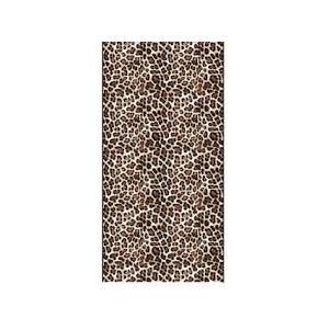 Ottomanson Hallway Runner Rug 2'7" x 10' Soft Non-Slip Indoor Rug, Leopard Print Brown