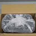 Slim Bathroom Trash Can with Lid Soft Close, 1.6 Gallon Stainless Steel Garbage Can with Removable Inner Bucket, Durable Step Pedal, Small Trash Bins for Toilet, Bedroom, Kitchen, Office (Black)