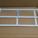 Fixed Window Safety Guard 14x 38 Adjustable Width Prevents Accidental Falls, Non-Egress, Tamper Resistant Screws Included, White, Single Pack