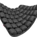 1Pcs Sondor Travel Cushion - Inflatable Airplane Seat Cushion for Travel.Suitable for Long Distance Sedentary People to Use,Easy to Carry (Black-3d Cushion-1pcs-40+)