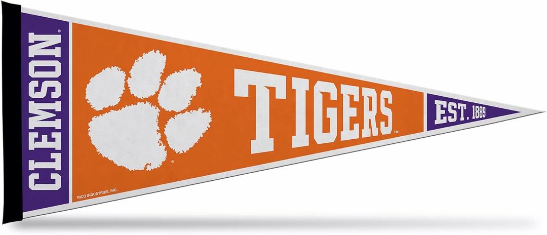 Rico Industries NCAA Exclusive 12" x 30" Felt Wall Dcor Pennant - Great for Home/Bed Room/Man Cave Dcor