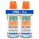 TheraBreath Whitening Mouthwash, Dazzling Mint, Dentist Formulated, 16 Fl Oz (2-Pack)
