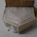 Wall Mounted Hexagonal Floating Shelves Set of 5 in Different Sizes, Modern Metal Shelf, Simple Wood Partition Storage Shelves, Gold Decor Rack for Bedroom, Living Room, Kitchen and Office