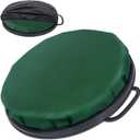 WarBull 5 Gallon Bucket Seat, 360-Degree Swivel Seat Foam Cushion Bucket Seat Lid with Waterproof Cover for Dove Duck Hunting, Fishing, Baseball, Gardening and Camping (Green)