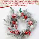 24 Pcs Christmas Garland Decorative Hanger for Mantle Banister Ties Christmas Tree Garland Hold Adjustable Bendable Wreath Fireplace Stocking Holder for Xmas Stair Indoor (Green)